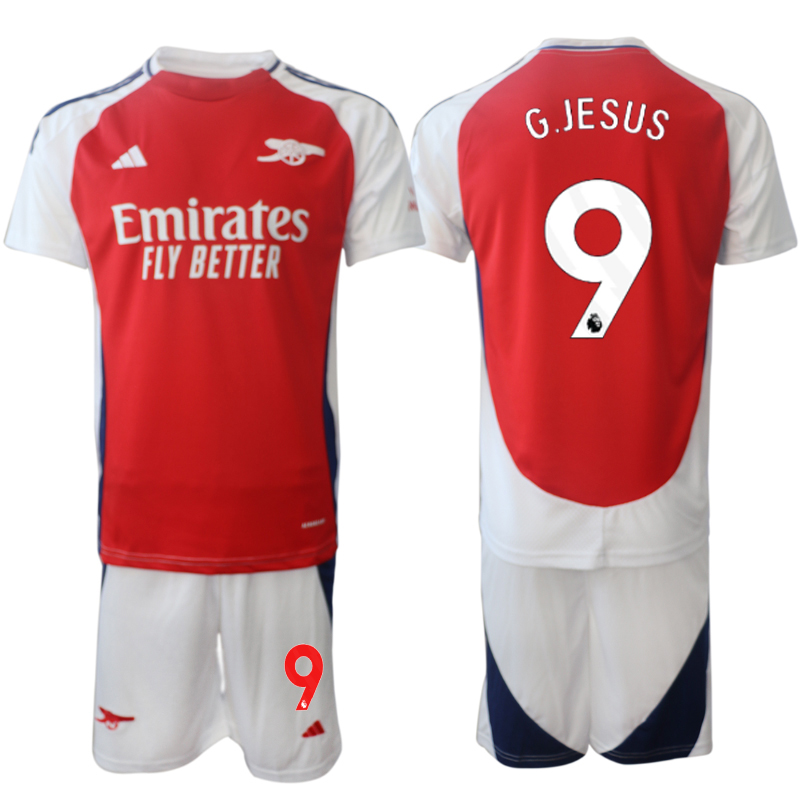 Men 2024-2025 Club Arsenal home Red 9 Soccer Jersey